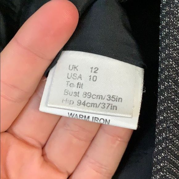 (VINTAGE) JAEGER 100% wool herringbone blazer Jacket - Picture 4 of 4